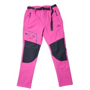 BenBoy Women's Outdoor Waterproof Windproof Ski Hiking Cargo Fleece Lined Pants